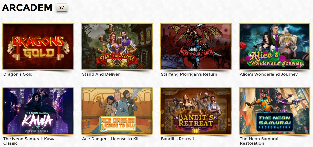 Unique Casino Arcadem Spiele – Innovative Spielautomaten entdecken